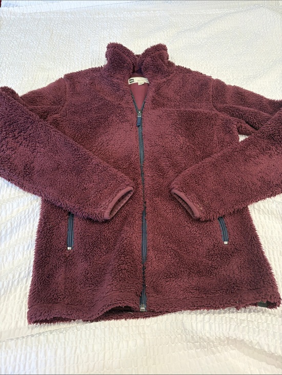 MEC Other - MEC Youth Zip-Up Sherpa Jacket - Wine
Size 16